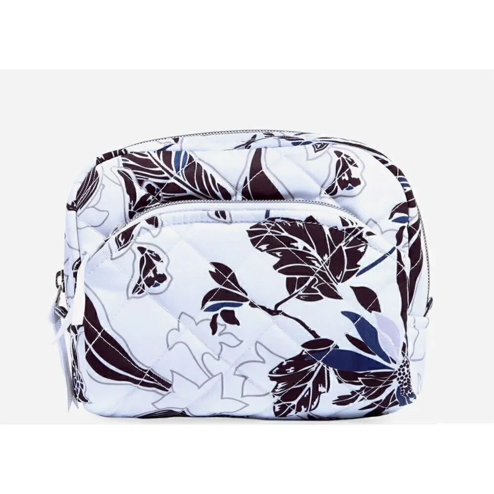 VERA BRADLEY MEDIUM COSMETIC - TWILIGHT GARDEN